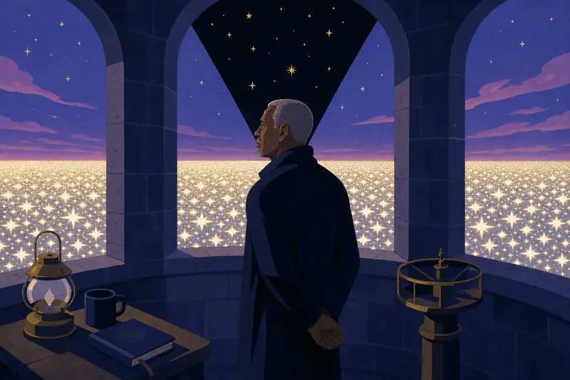 Cover illustration for The Tongue of the Lighthouse, C2 Spanish story