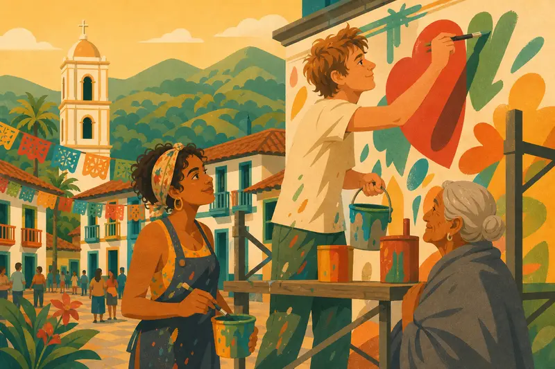 Cover illustration for The Women Who Carried Everything, B2 Spanish story