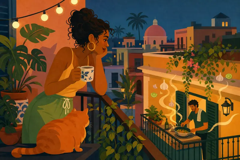 Cover illustration for The Fish Thief, B1 Spanish story