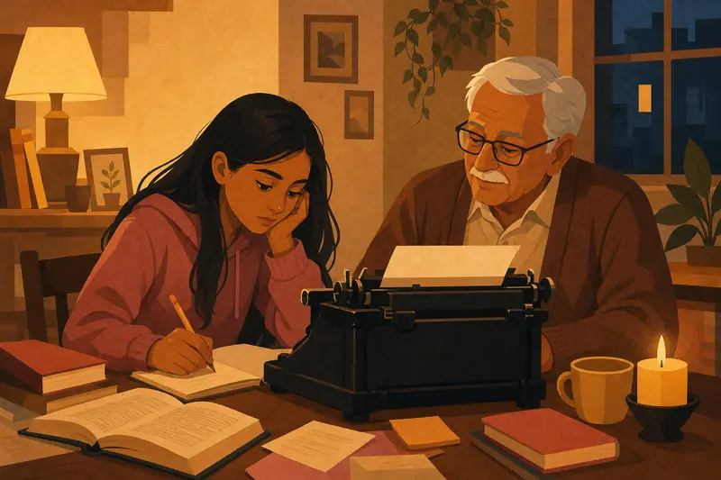 Cover illustration for The Voice of Words, A2 Spanish story