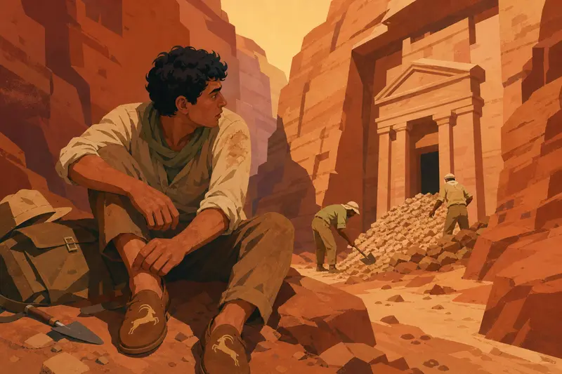 Cover illustration for Two Leaps from the Grave, B1 Spanish story