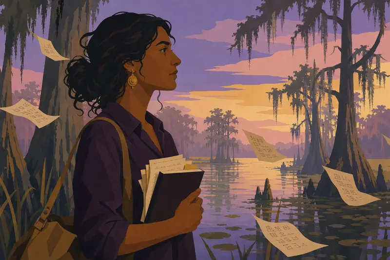 Cover illustration for The Words They Made for You, C1 Spanish story