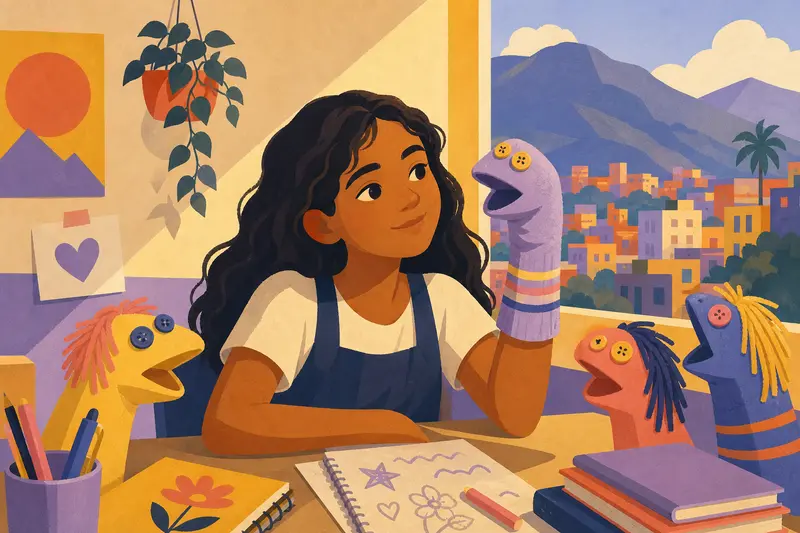 Cover illustration for The Loudest Voice Behind the Table, A2 Spanish story
