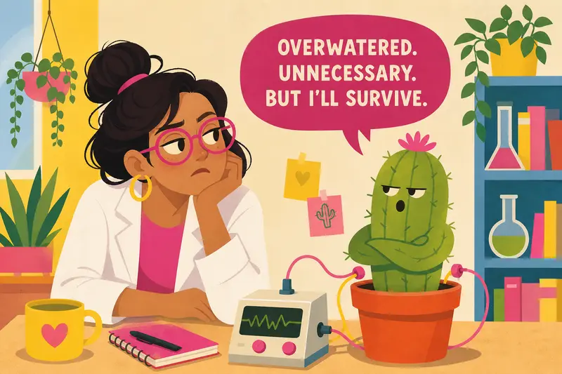 Cover illustration for The Cactus Has Opinions, B1 Spanish story