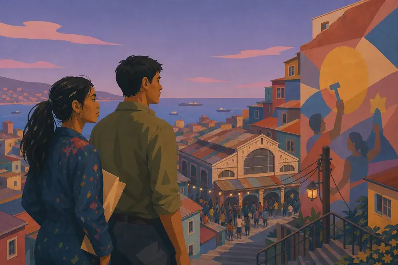 Cover illustration for The Wrong Shade of Blue, B2 Spanish story