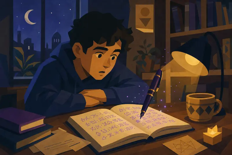 Cover illustration for The Pen from Nowhere, A1 Spanish story