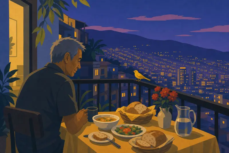 Cover illustration for Sol Goes to the Sky, A0 Spanish story